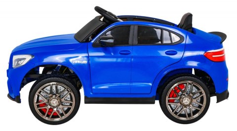 Mercedes Benz GLC63S dla dzieci Niebieski SUV z pilotem Mercedes Benz GLC63S dla dzieci Niebieski SUV z pilotem