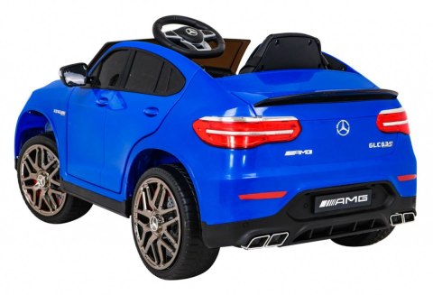 Mercedes Benz GLC63S dla dzieci Niebieski SUV z pilotem Mercedes Benz GLC63S dla dzieci Niebieski SUV z pilotem
