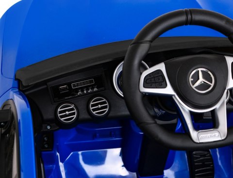 Mercedes Benz GLC63S dla dzieci Niebieski SUV z pilotem Mercedes Benz GLC63S dla dzieci Niebieski SUV z pilotem