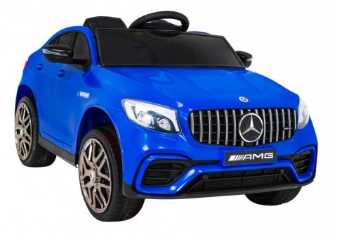 Mercedes Benz GLC63S dla dzieci Niebieski SUV z pilotem Mercedes Benz GLC63S dla dzieci Niebieski SUV z pilotem