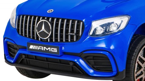 Mercedes Benz GLC63S dla dzieci Niebieski SUV z pilotem Mercedes Benz GLC63S dla dzieci Niebieski SUV z pilotem