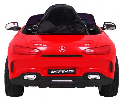 Mercedes Benz GT na akumulator dla dzieci Czerwony + Pilot + Wolny Start + MP3 LED Mercedes Benz GT na akumulator dla dzieci Czerwony + Pilot + Wolny Start + MP3 LED