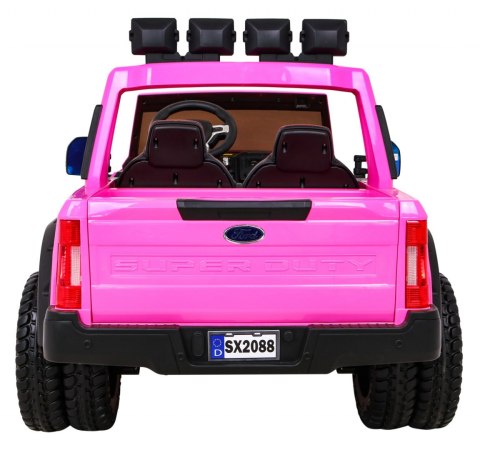Pojazd pickup - Ford Super Duty Różowy Pojazd pickup - Ford Super Duty Różowy