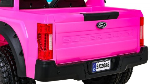 Pojazd pickup - Ford Super Duty Różowy Pojazd pickup - Ford Super Duty Różowy