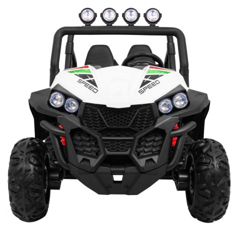 Terenowe Grand Buggy Lift dla dzieci Biały + Napęd 4x4 + Pilot + Bagażnik + Radio MP3 + LED Terenowe Grand Buggy Lift dla dzieci Biały + Napęd 4x4 + Pilot + Bagażnik + Radio MP3 + LED