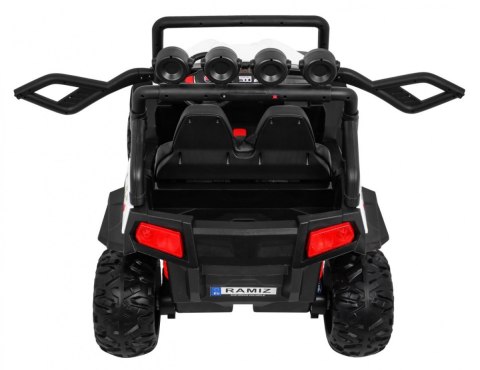 Terenowe Grand Buggy Lift dla dzieci Biały + Napęd 4x4 + Pilot + Bagażnik + Radio MP3 + LED Terenowe Grand Buggy Lift dla dzieci Biały + Napęd 4x4 + Pilot + Bagażnik + Radio MP3 + LED