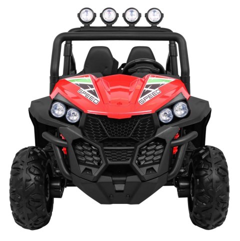 Terenowe Grand Buggy Lift dla dzieci Czerwony + Napęd 4x4 + Pilot + Bagażnik + Radio MP3 + LED Terenowe Grand Buggy Lift dla dzieci Czerwony + Napęd 4x4 + Pilot + Bagażnik + Radio MP3 + LED