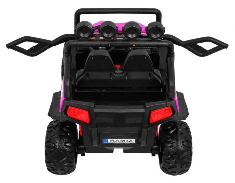 Terenowe Grand Buggy Lift dla dzieci Różowy + Napęd 4x4 + Pilot + Bagażnik + Radio MP3 + LED Terenowe Grand Buggy Lift dla dzieci Różowy + Napęd 4x4 + Pilot + Bagażnik + Radio MP3 + LED