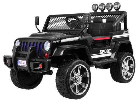 Autko terenowe Raptor Drifter Czarny + Pilot + Napęd 4x4 Autko terenowe Raptor Drifter Czarny + Pilot + Napęd 4x4