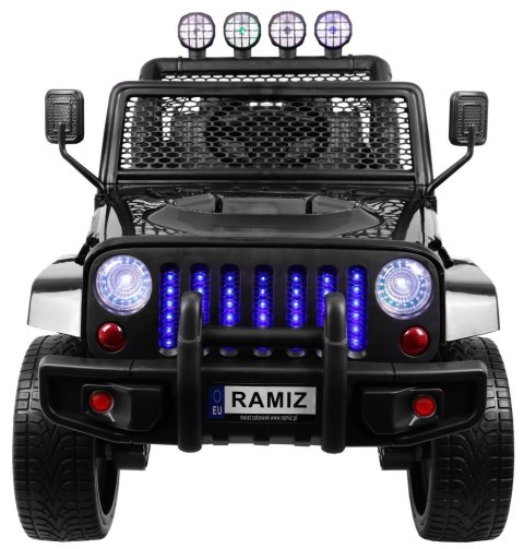 Autko terenowe Raptor Drifter Czarny + Pilot + Napęd 4x4 Autko terenowe Raptor Drifter Czarny + Pilot + Napęd 4x4