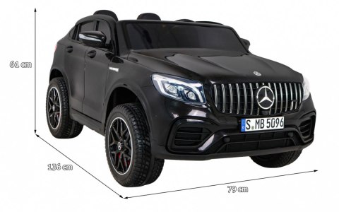 Auto Mercedes GLC 63S Czarne - SUV dla dzieci + Napęd 4x4 Auto Mercedes GLC 63S Czarne - SUV dla dzieci + Napęd 4x4