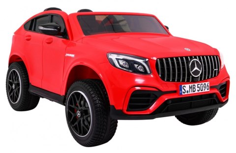 Auto Mercedes GLC 63S dla dzieci Czerwony Suv + Napęd 4x4 Auto Mercedes GLC 63S dla dzieci Czerwony Suv + Napęd 4x4