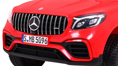 Auto Mercedes GLC 63S dla dzieci Czerwony Suv + Napęd 4x4 Auto Mercedes GLC 63S dla dzieci Czerwony Suv + Napęd 4x4