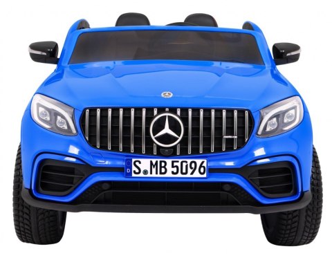 Auto Mercedes GLC 63S dla dzieci - Niebieski SUV + Napęd 4x4 Auto Mercedes GLC 63S dla dzieci - Niebieski SUV + Napęd 4x4