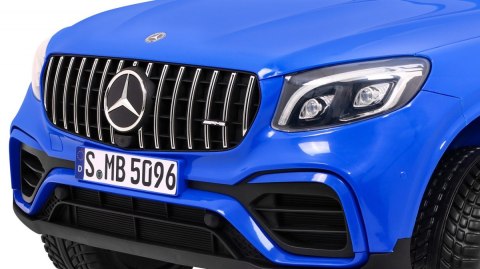 Auto Mercedes GLC 63S dla dzieci - Niebieski SUV + Napęd 4x4 Auto Mercedes GLC 63S dla dzieci - Niebieski SUV + Napęd 4x4