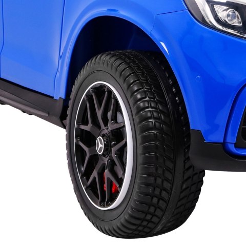 Auto Mercedes GLC 63S dla dzieci - Niebieski SUV + Napęd 4x4 Auto Mercedes GLC 63S dla dzieci - Niebieski SUV + Napęd 4x4