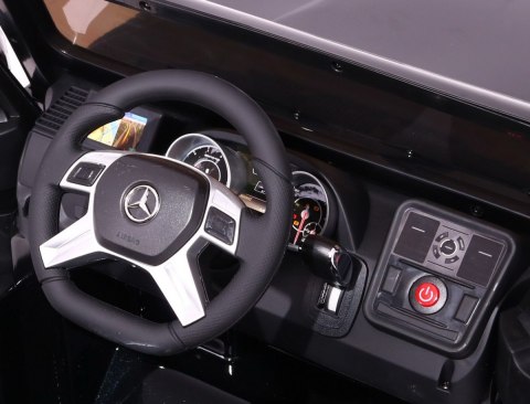 Auto na akumulator Mercedes AMG G65 dla dzieci Czerwony + Lakierowany + Bagażnik + Światła Dźwięki Auto na akumulator Mercedes AMG G65 dla dzieci Czerwony + Lakierowany + Bagażnik + Światła Dźwięki
