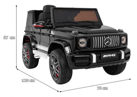 Mercedes AMG G63 dla dzieci Lakier Czarny + Pilot Mercedes AMG G63 dla dzieci Lakier Czarny + Pilot