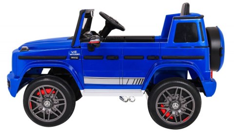 Mercedes AMG G63 dla dzieci Lakier Niebieski + Pilot Mercedes AMG G63 dla dzieci Lakier Niebieski + Pilot