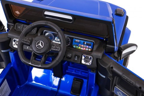 Mercedes AMG G63 dla dzieci Lakier Niebieski + Pilot Mercedes AMG G63 dla dzieci Lakier Niebieski + Pilot