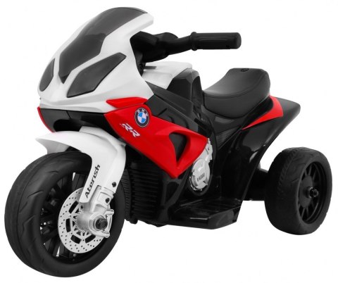 Motor BMW S1000 RR Mini na akumulator dla dzieci Czerwony + 3 koła + Dźwięki + LED Motor BMW S1000 RR Mini na akumulator dla dzieci Czerwony + 3 koła + Dźwięki + LED
