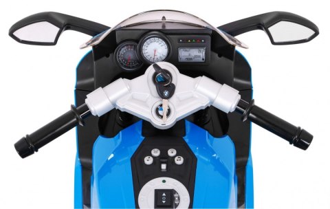 Motor na akumulator BMW K1300S dla dzieci Niebieski + Kółka pomocnicze + Dźwięki Światła + Wolny Start Motor na akumulator BMW K1300S dla dzieci Niebieski + Kółka pomocnicze + Dźwięki Światła + Wolny Start