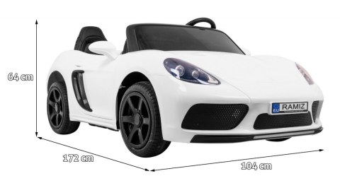 Perfecta Auto dla 2 dzieci Biały Perfecta Auto dla 2 dzieci Biały