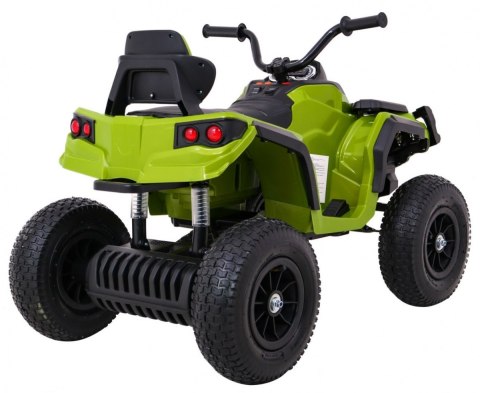 Quad ATV Air na akumulator dla dzieci Zielony + Koła pompowane + Radio MP3 + Wolny Start Quad ATV Air na akumulator dla dzieci Zielony + Koła pompowane + Radio MP3 + Wolny Start