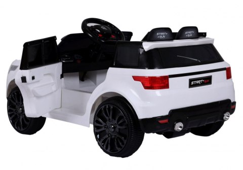 Autko Start Run na akumulator, Biały SUV + Pilot Autko Start Run na akumulator, Biały SUV + Pilot