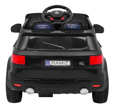 Autko Start Run na akumulator Czarny + Pilot + Bezpieczny SUV Autko Start Run na akumulator Czarny + Pilot + Bezpieczny SUV