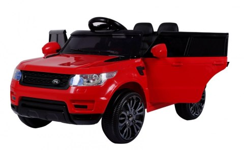 Autko Start Run na akumulator Czerwony SUV + Pilot + Funkcje bezpieczeństwa Autko Start Run na akumulator Czerwony SUV + Pilot + Funkcje bezpieczeństwa