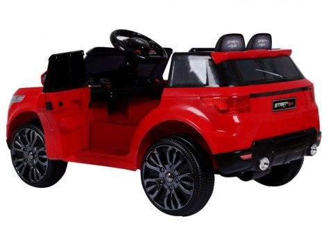Autko Start Run na akumulator Czerwony SUV + Pilot + Funkcje bezpieczeństwa Autko Start Run na akumulator Czerwony SUV + Pilot + Funkcje bezpieczeństwa