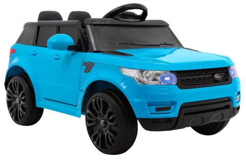 Autko Start Run na akumulator, Niebieski SUV + Pilot + Funkcje bezpieczeństwa Autko Start Run na akumulator, Niebieski SUV + Pilot + Funkcje bezpieczeństwa