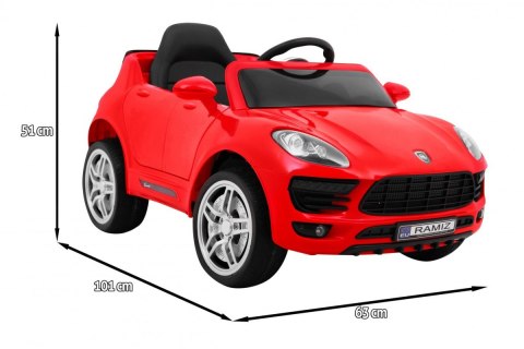 Autko Turbo-S na akumulator dla dzieci Czerwony Suv + Pilot Autko Turbo-S na akumulator dla dzieci Czerwony Suv + Pilot