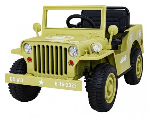 Autko Wojskowe Retro dla dzieci Beżowy + Napęd 4x4 Autko Wojskowe Retro dla dzieci Beżowy + Napęd 4x4