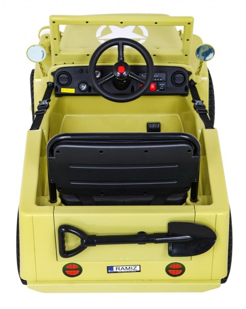 Autko Wojskowe Retro dla dzieci Beżowy + Napęd 4x4 Autko Wojskowe Retro dla dzieci Beżowy + Napęd 4x4