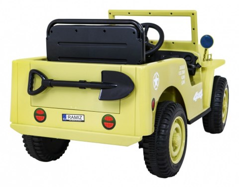Autko Wojskowe Retro dla dzieci Beżowy + Napęd 4x4 Autko Wojskowe Retro dla dzieci Beżowy + Napęd 4x4