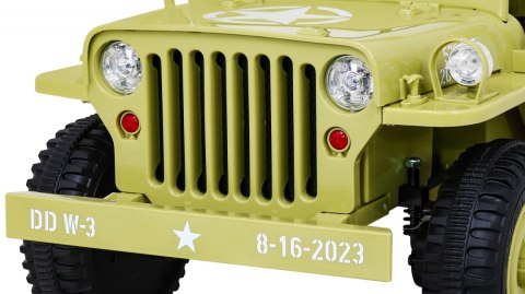 Autko Wojskowe Retro dla dzieci Beżowy + Napęd 4x4 Autko Wojskowe Retro dla dzieci Beżowy + Napęd 4x4