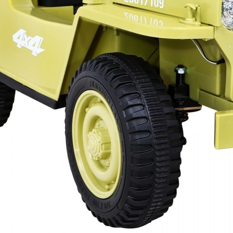 Autko Wojskowe Retro dla dzieci Beżowy + Napęd 4x4 Autko Wojskowe Retro dla dzieci Beżowy + Napęd 4x4