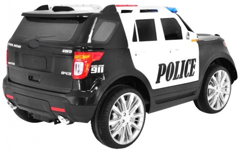 Auto SUV Police na akumulator dla dzieci + Syreny + Światła + Megafon + Pilot Auto SUV Police na akumulator dla dzieci + Syreny + Światła + Megafon + Pilot