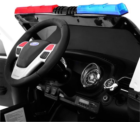 Auto SUV Police na akumulator dla dzieci + Syreny + Światła + Megafon + Pilot Auto SUV Police na akumulator dla dzieci + Syreny + Światła + Megafon + Pilot