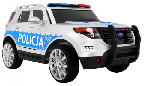 Auto SUV Policja na akumulator dla dzieci + Syreny + Światła + Megafon + Pilot Auto SUV Policja na akumulator dla dzieci + Syreny + Światła + Megafon + Pilot