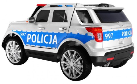 Auto SUV Policja na akumulator dla dzieci + Syreny + Światła + Megafon + Pilot Auto SUV Policja na akumulator dla dzieci + Syreny + Światła + Megafon + Pilot