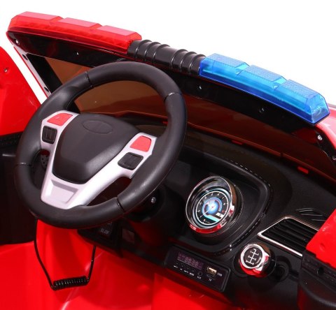 Auto SUV Straż Pożarna na akumulator dla dzieci + Syreny + Światła + Megafon + Pilot Auto SUV Straż Pożarna na akumulator dla dzieci + Syreny + Światła + Megafon + Pilot