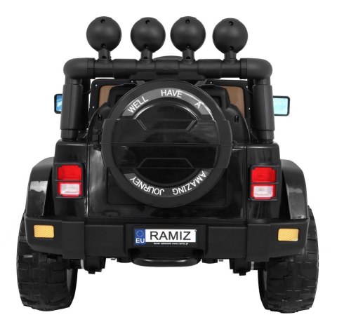 Auto Terenowe Full Time 4WD dla dzieci Czarny + Napęd 4x4 + Pilot + Audio LED + Schowek Auto Terenowe Full Time 4WD dla dzieci Czarny + Napęd 4x4 + Pilot + Audio LED + Schowek