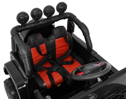 Auto Terenowe Full Time 4WD dla dzieci Czarny + Napęd 4x4 + Pilot + Audio LED + Schowek Auto Terenowe Full Time 4WD dla dzieci Czarny + Napęd 4x4 + Pilot + Audio LED + Schowek