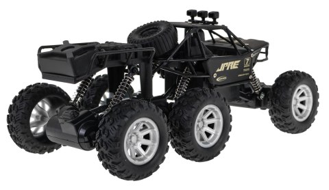 Metalowy crawler Rock Explorer 4x4 dla dzieci 8+ Zdalnie sterowany 1:18 Gumowe 6 kół Metalowy crawler Rock Explorer 4x4 dla dzieci 8+ Zdalnie sterowany 1:18 Gumowe 6 kół