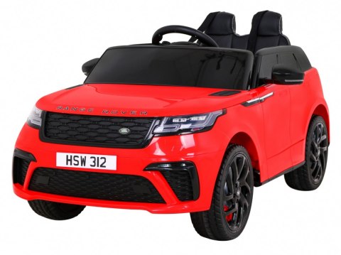 Range Rover Velar na akumulator Czerwony SUV + Pilot Range Rover Velar na akumulator Czerwony SUV + Pilot
