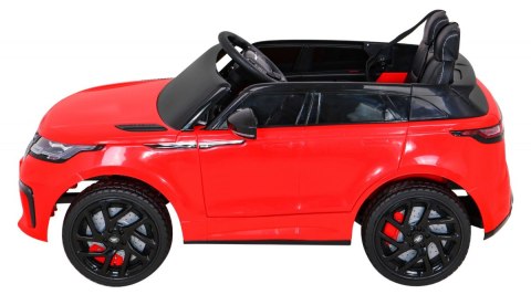 Range Rover Velar na akumulator Czerwony SUV + Pilot Range Rover Velar na akumulator Czerwony SUV + Pilot