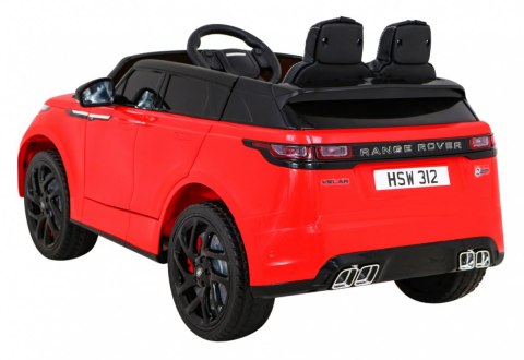 Range Rover Velar na akumulator Czerwony SUV + Pilot Range Rover Velar na akumulator Czerwony SUV + Pilot